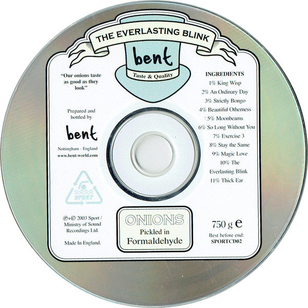 Bent : The Everlasting Blink (CD, Album, Dig)