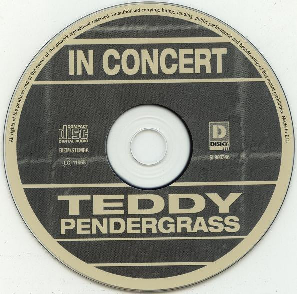 Teddy Pendergrass : In Concert (CD, Album)