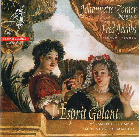 Johannette Zomer, Fred Jacobs (2) : L'Esprit Galant (SACD, Hybrid, Multichannel, Album)