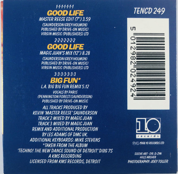 Inner City : Good Life (CD, Mini, Single)