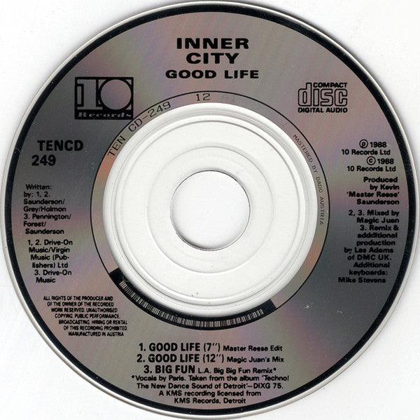 Inner City : Good Life (CD, Mini, Single)