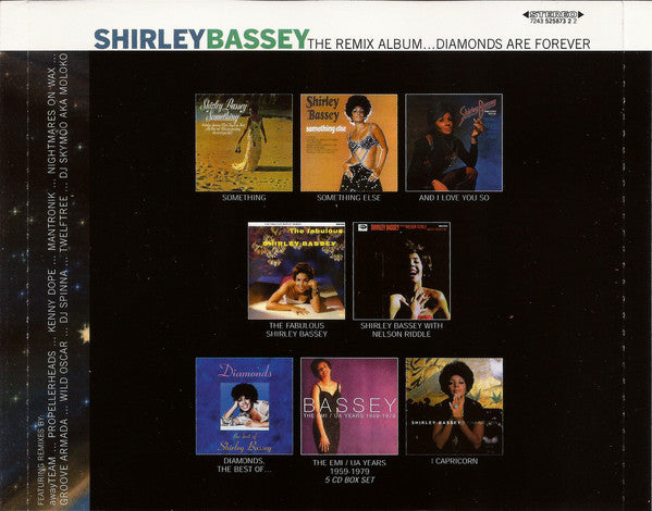 Shirley Bassey : The Remix Album...Diamonds Are Forever (CD, Comp, RP)