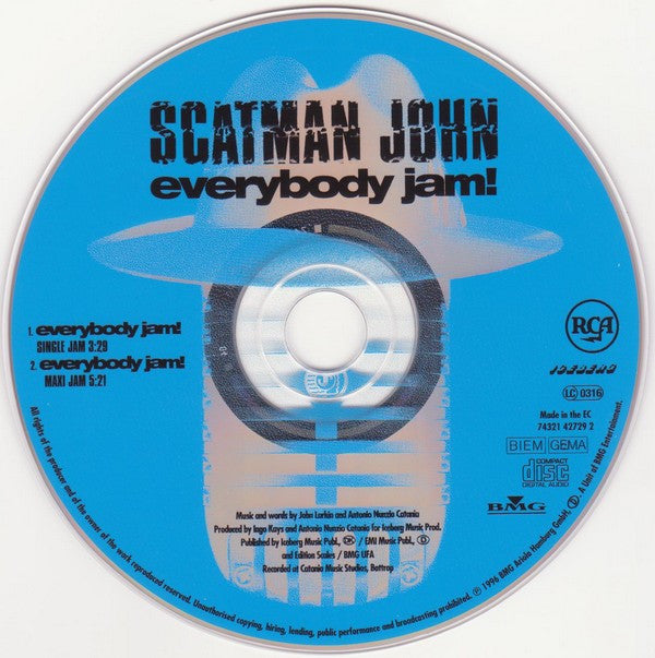 Scatman John : Everybody Jam! (CD, Single)