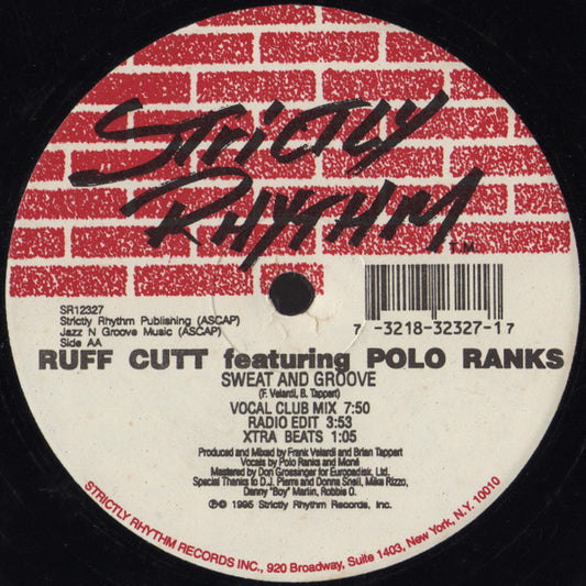 Ruff Cutt Featuring Moné : Sweat And Groove (12")