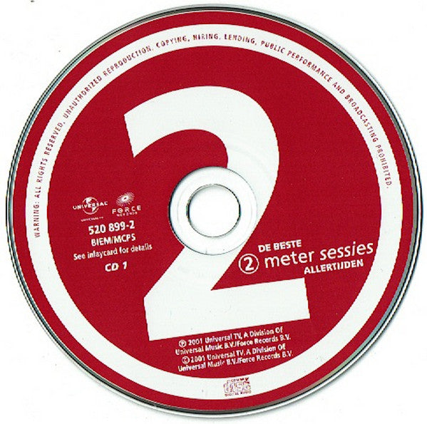 Various : De Beste 2 Meter Sessies Allertijden (2xCD, Comp)