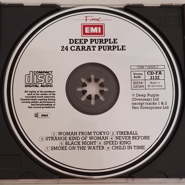 Deep Purple : 24 Carat Purple (CD, Comp, RE)