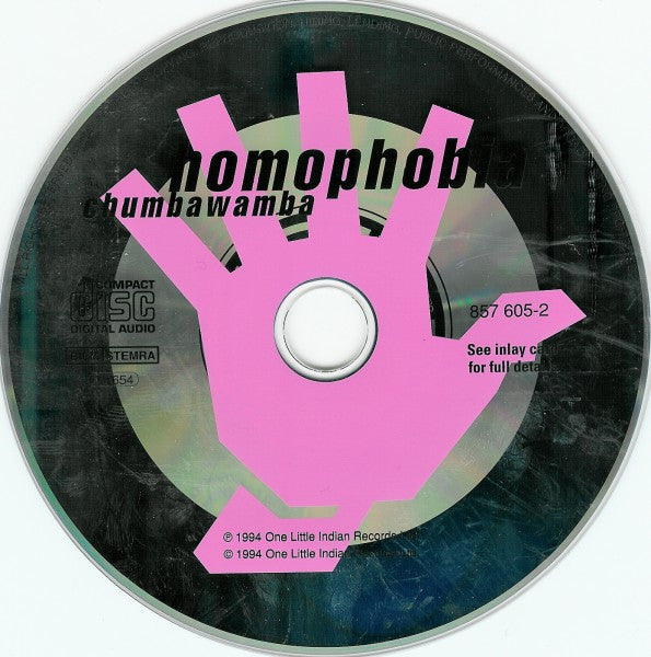Chumbawamba With The Sisters Of Perpetual Indulgence : Homophobia (CD, Single)