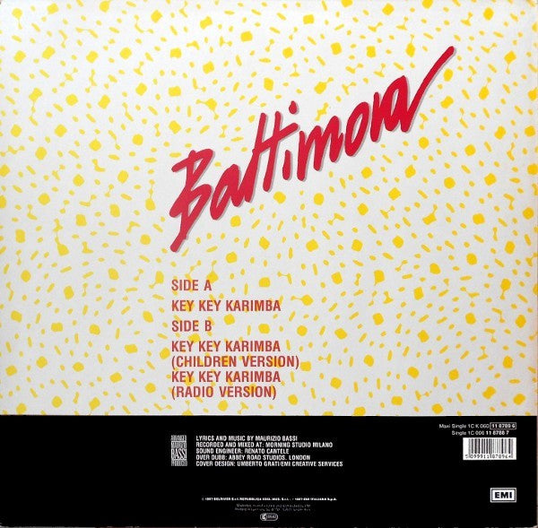 Baltimora : Key Key Karimba (12", Maxi)