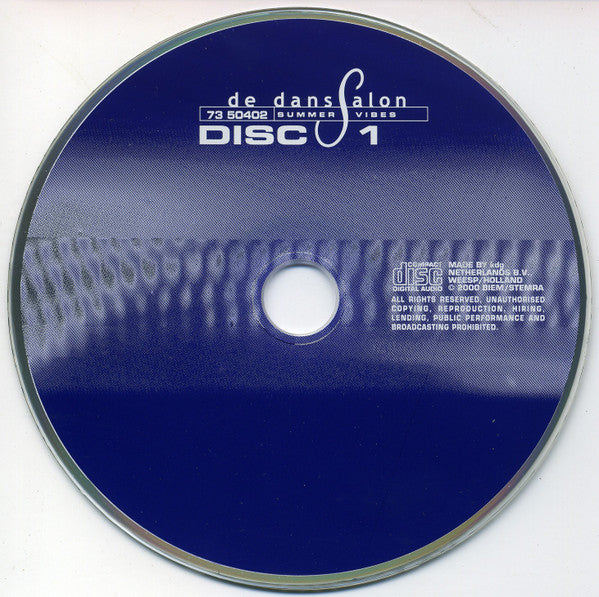 Various : De Danssalon - Summer Vibes (CD, Mixed + CD, Enh, Mixed)