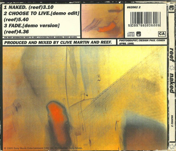 Reef : Naked (CD, Single)