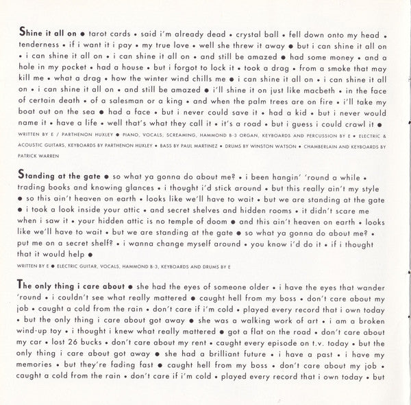 E (4) : Broken Toy Shop (CD, Album)