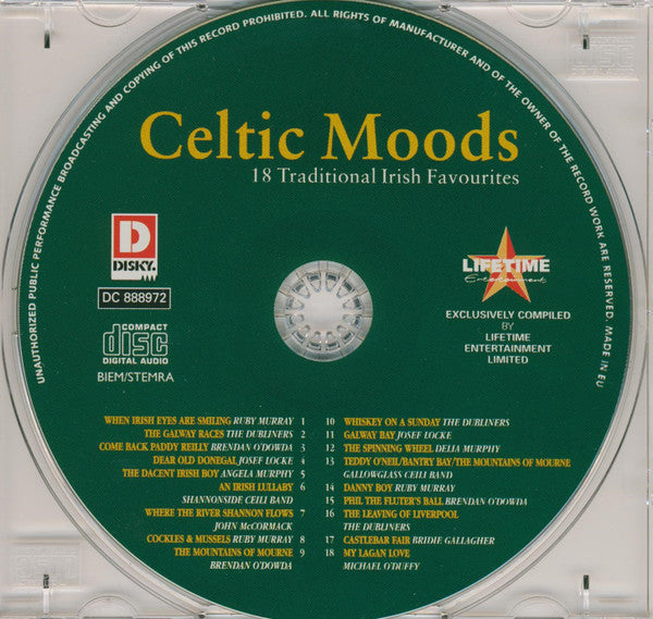 Various : Celtic Moods - 18 Traditional Irish Favourites (CD, Comp)