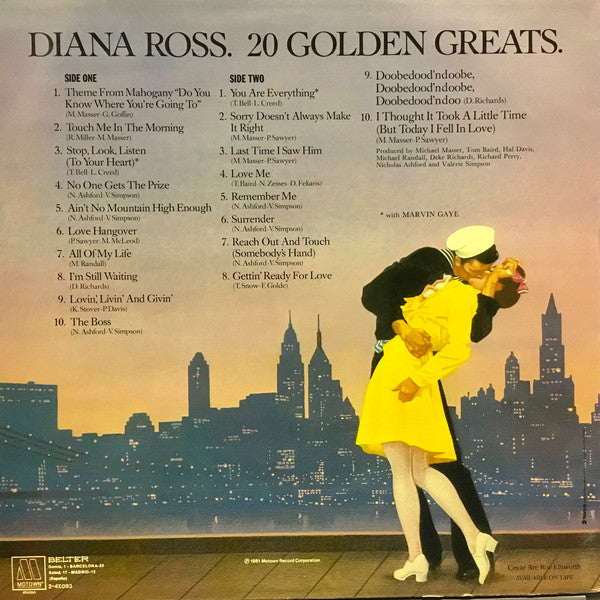 Diana Ross : 20 Golden Greats (LP, Comp)