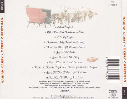 Mariah Carey : Merry Christmas (CD, Album)