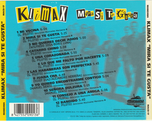 Klimax (8) : Mira Si Te Gusta (CD, Album)