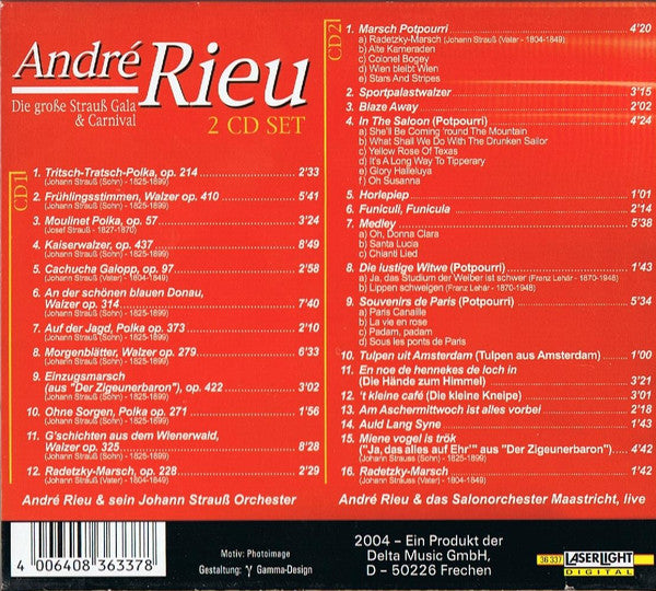 André Rieu : Die Große Strauß Gala & Carnival (2xCD)