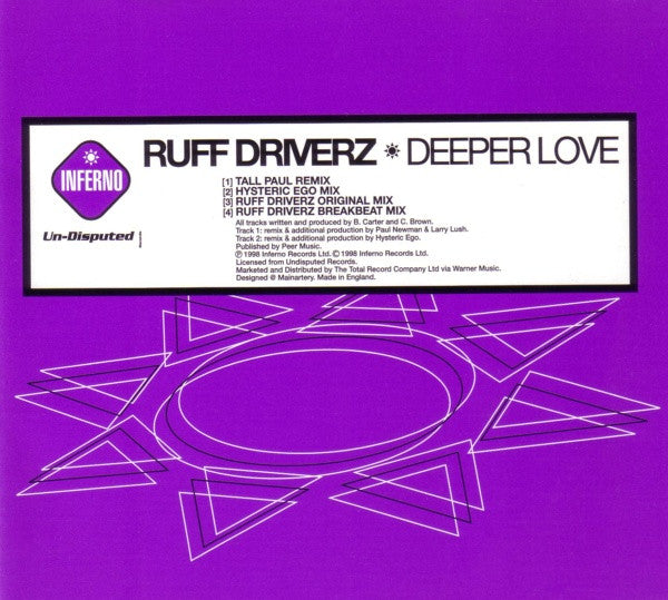 Ruff Driverz : Deeper Love (CD, Single, CD2)