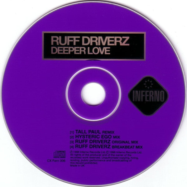 Ruff Driverz : Deeper Love (CD, Single, CD2)