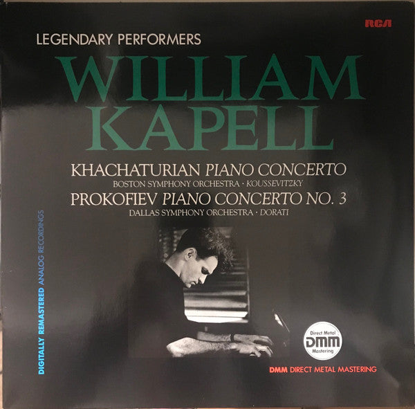 William Kapell - Aram Khatchaturian, Boston Symphony Orchestra • Serge Koussevitzky / Sergei Prokofiev, Dallas Symphony Orchestra • Antal Dorati : Piano Concerto / Piano Concerto No. 3 (LP, Comp, Mono)