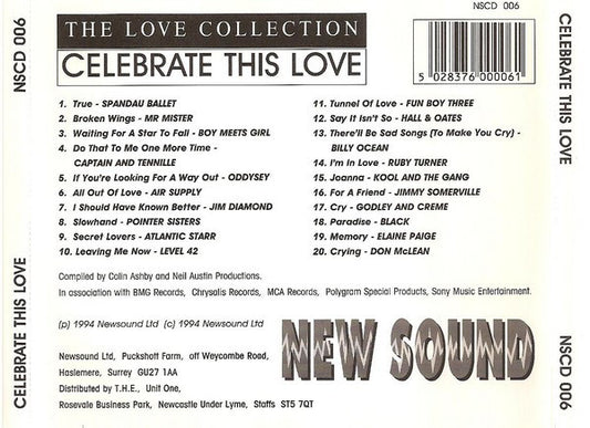 Various : Celebrate This Love, The Love Collection Vol. 4 (CD, Comp)