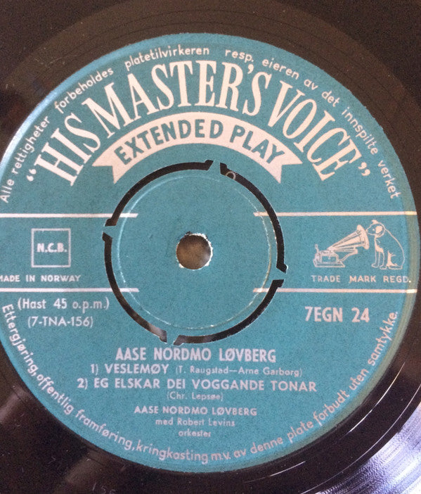 Aase Nordmo Løvberg, Robert Levins Orkester : Det Lysnet I Skogen (7", EP)