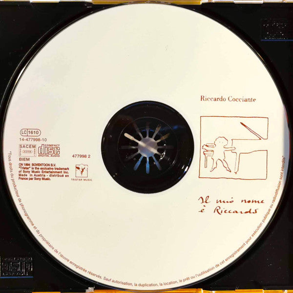 Riccardo Cocciante : Il Mio Nome È Riccardo (CD, Comp)