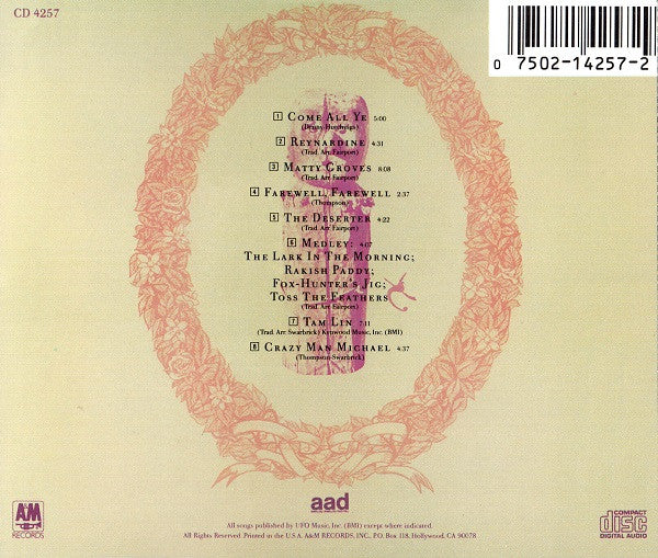 Fairport Convention : Liege & Lief (CD, Album, RE)