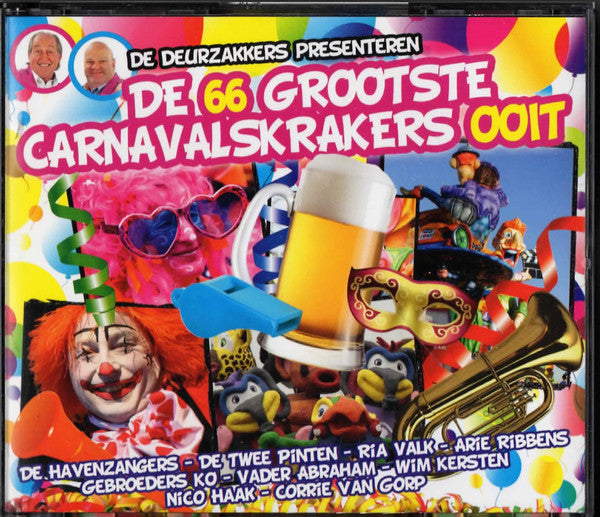 Various : De Deurzakkers Presenteren De 66 Grootste Carnavalskrakers Ooit (3xCD, Comp)