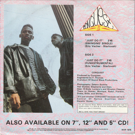 Conquest (8) : Just Do It (7", Single)