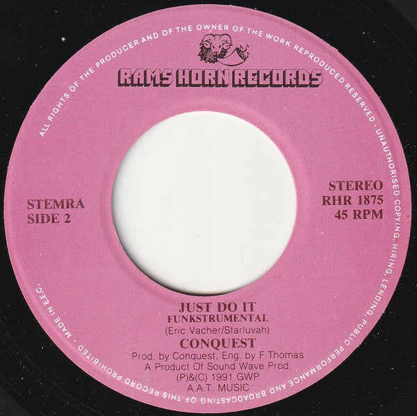 Conquest (8) : Just Do It (7", Single)