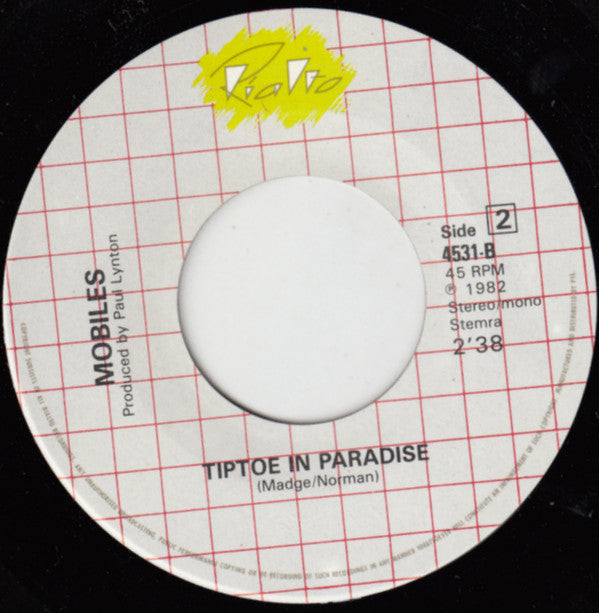 Mobiles : Drowning In Berlin (7", Single)