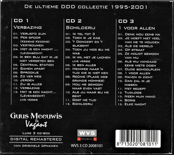 Guus Meeuwis & Vagant : De Ultieme DDD Collectie 1995-2001 (Box, Comp + 3xCD, Album, RM)