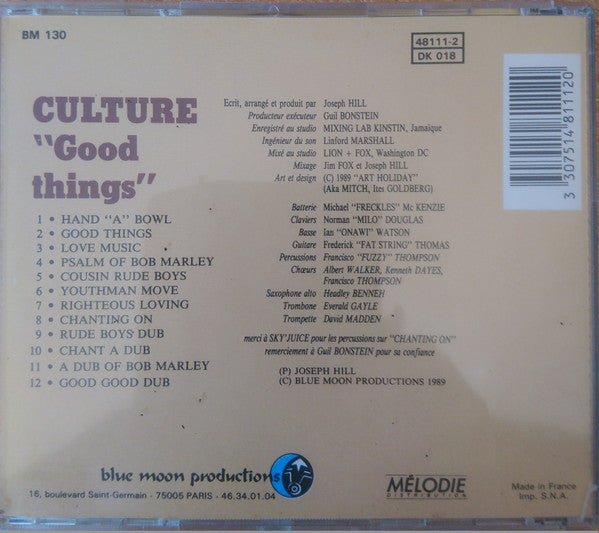 Culture : Good Things (CD, Album)