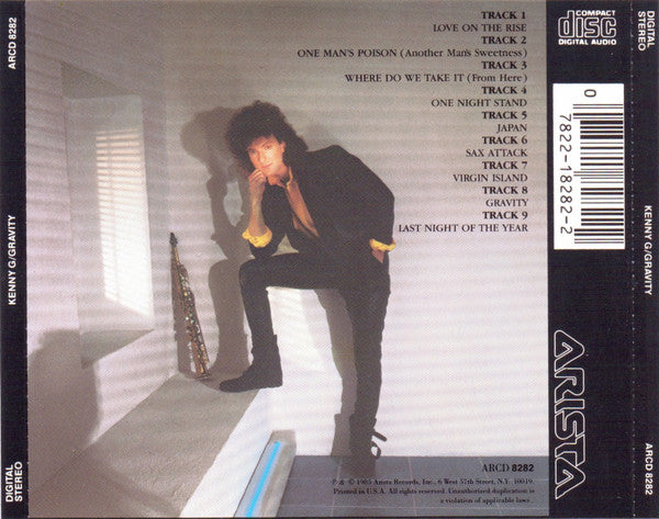 Kenny G (2) : Gravity (CD, Album, RE)