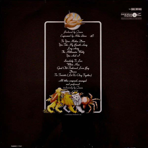 Queen : A Day At The Races (LP, Album, RE, Gat)