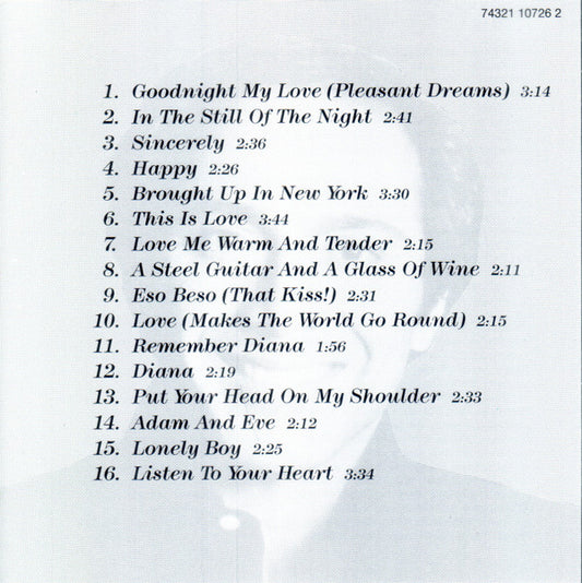 Paul Anka : My Greatest Songs (CD, Comp)