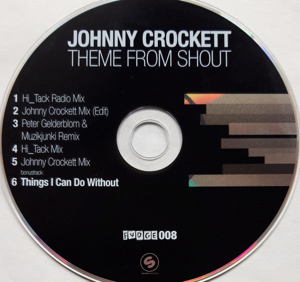 Johnny Crockett : Theme From Shout (CD, Maxi)