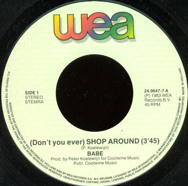 Babe (2) : (Don't You Ever) Shop Around (7", Single)