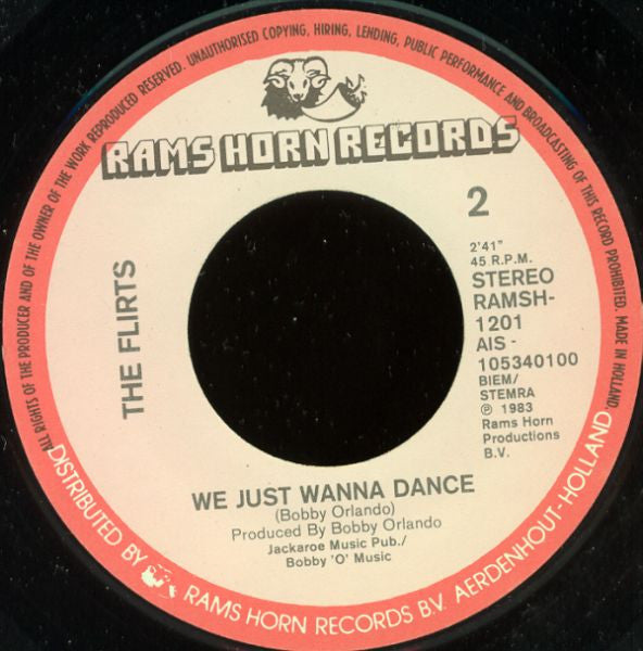The Flirts : Calling All Boys (7", Single)