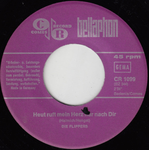 Die Flippers : Weine Nicht, Kleine Eva (7", Single)
