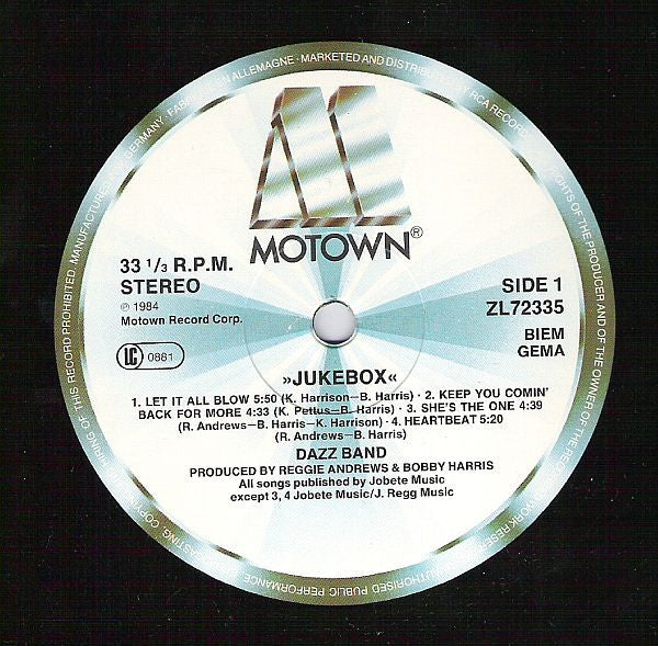 Dazz Band : Jukebox (LP, Album)