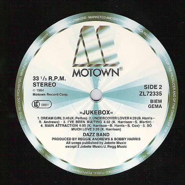 Dazz Band : Jukebox (LP, Album)