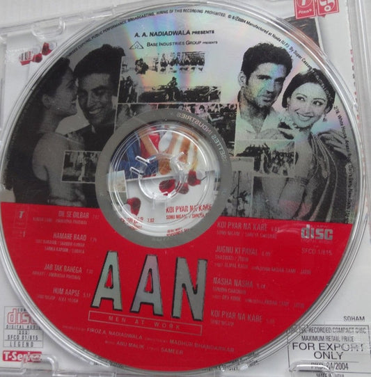 Anu Malik, Sameer : Aan (Men At Work) (CD)