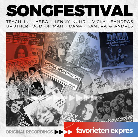 Various : Favorieten Expres: Songfestival (CD, Comp)