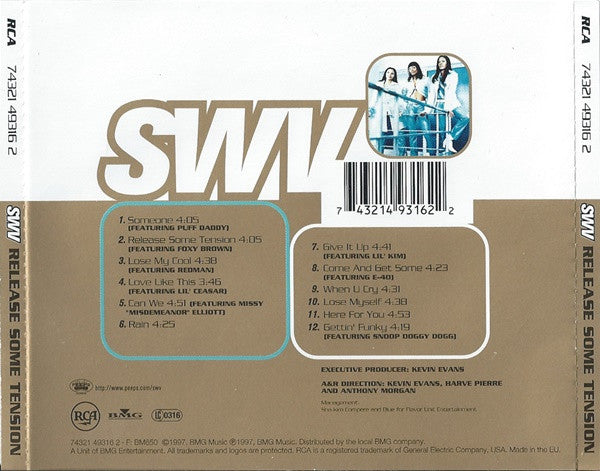 SWV : Release Some Tension (CD, Album)
