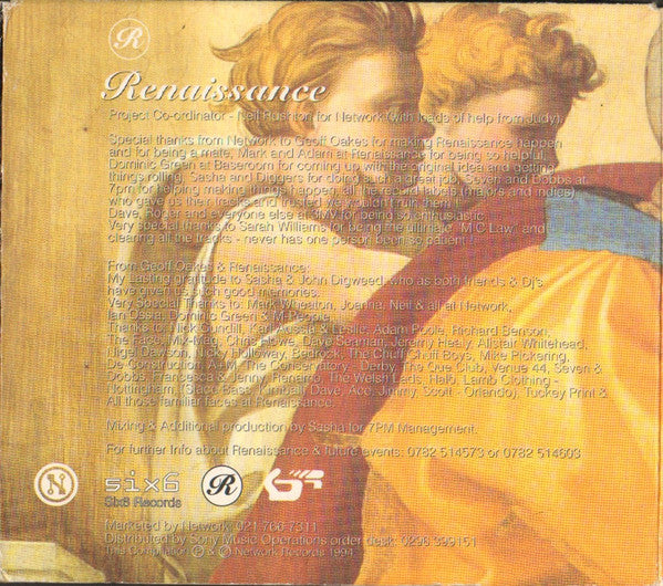 Sasha & John Digweed : Renaissance: The Mix Collection (3xCD, Mixed, Dis)