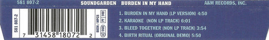 Soundgarden : Burden In My Hand (CD, Maxi)