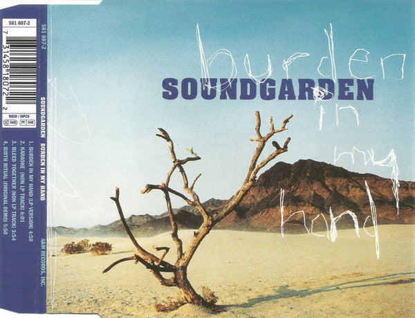 Soundgarden : Burden In My Hand (CD, Maxi)