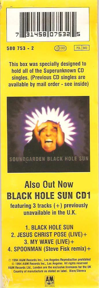 Soundgarden : Black Hole Sun (CD, Single + Box, Ltd)