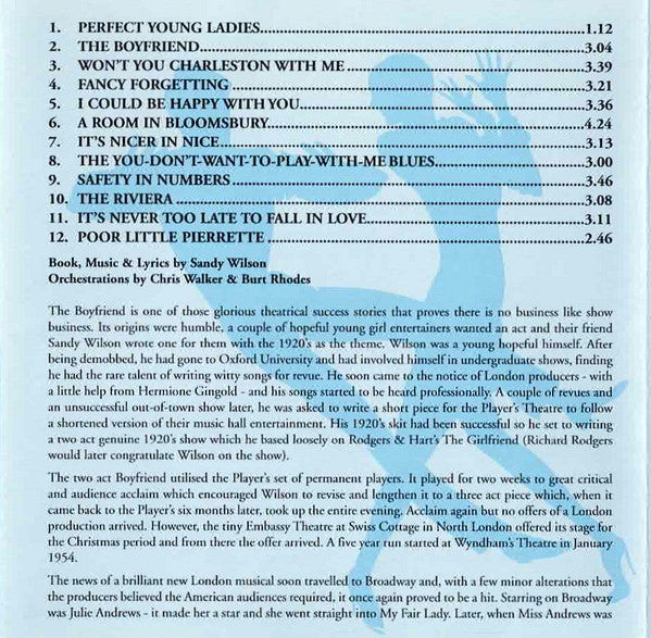 Various : Sandy Wilson's The Boyfriend  (CD, Comp)